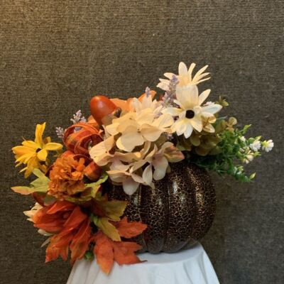 Floral Pumpkin Arrangement Thumbnail