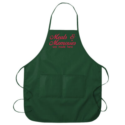 MOMS Meals & Memories Apron - Two-Pocket 28" Apron Thumbnail